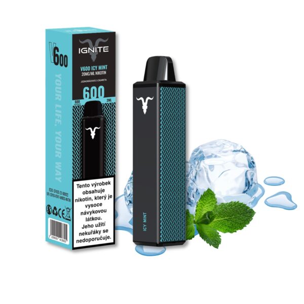 Ignite Vape V600 Icy Mint - Image 2